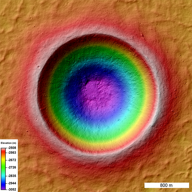 Illustration for article titled Data from the Lunar Orbiter Creates Abstract Moon Art